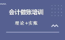 惠州博罗会计实操培训班