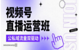 深圳龙岗区视频号直播运营培训班